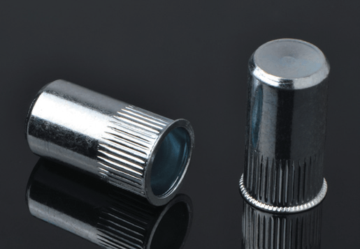 Bagas na Bawasan ang ulo ng knurled body rivet nut closed end type