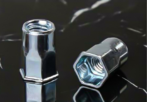 Steel Uk Bawasan ang Hex Head Inner-Hex Body Rivet Nut Open Type